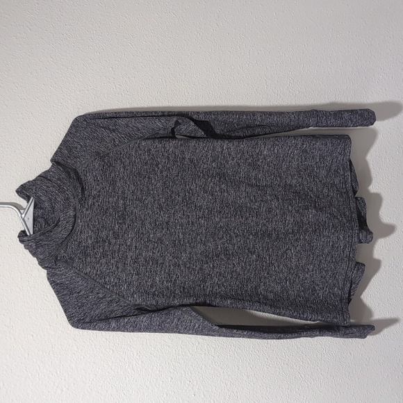 LULULEMON WARM YOUR CORE LONG SLEEVE TEE HEATHERED‎ GREY YOGA LOUNGE 4 - Picture 1 of 4
